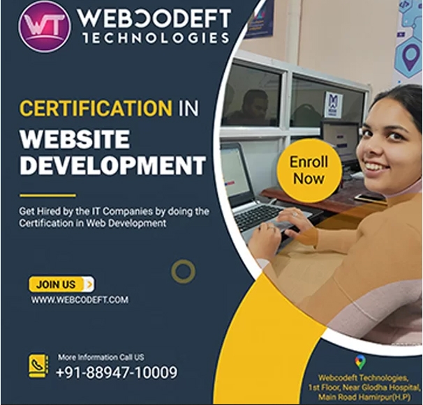 Make Your Career Brighter in Web Development at Webcodeft Technology 2024