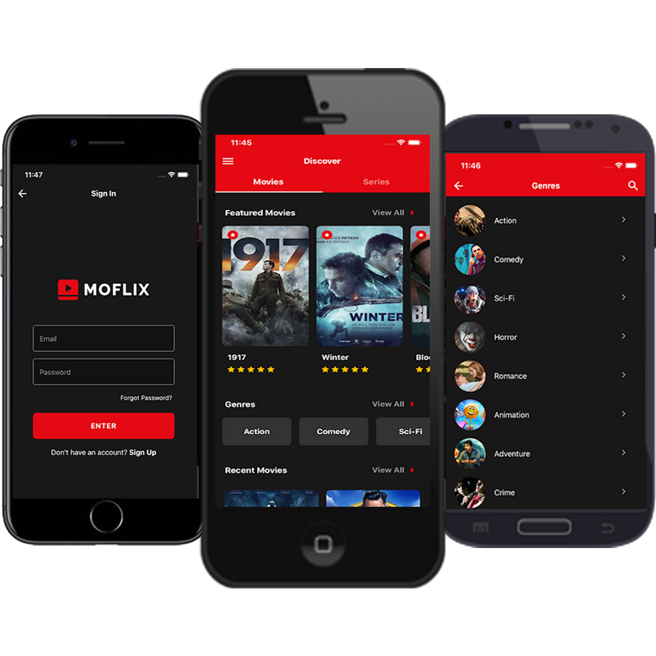 Movies & Series App : MoFlix