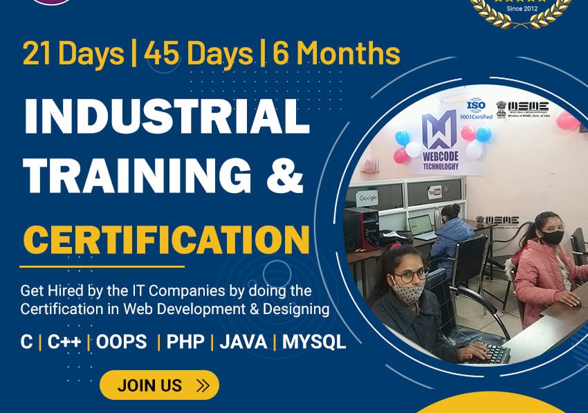 45 days industrial training & certification 2024