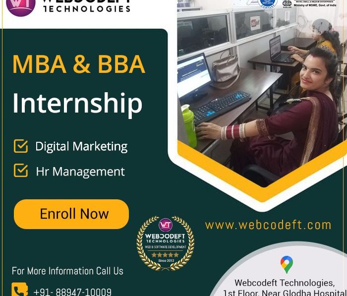 HR MBA internship in webcodeft technologies 2024