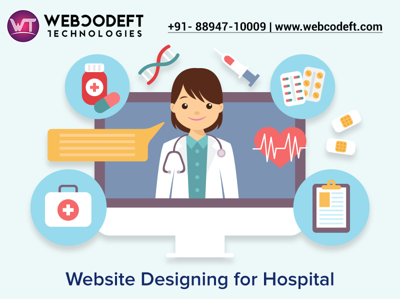 Hospital Website Development at Webcodeft Technologies 2024