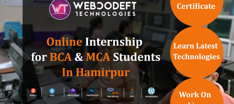 Internships for BCA/MCA Students at Webcodeft Technologies