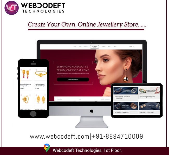 Jewellery & Cosmetic Website Development – Webcodeft Technologies 2024