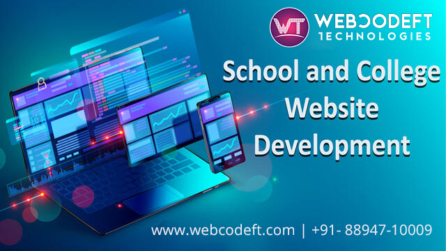 School & Colleges Website Development at Webcodeft Technologies 2024