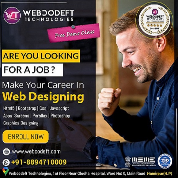 Webcodeft Technologies: Web Designing Training in India 2024