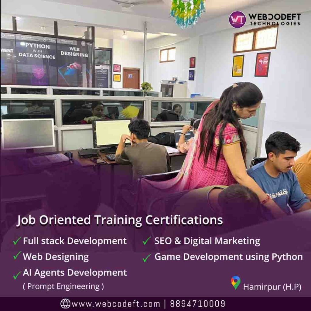 Job Oriented AI Courses in Hamirpur (H.P)