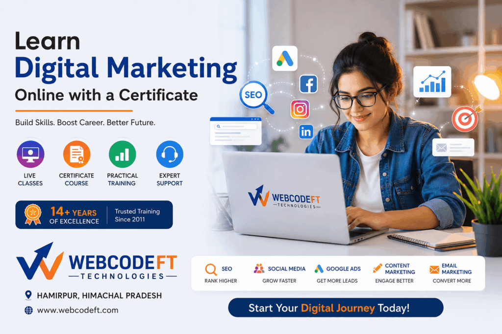 Learn Digital Marketing Online with a Certificate