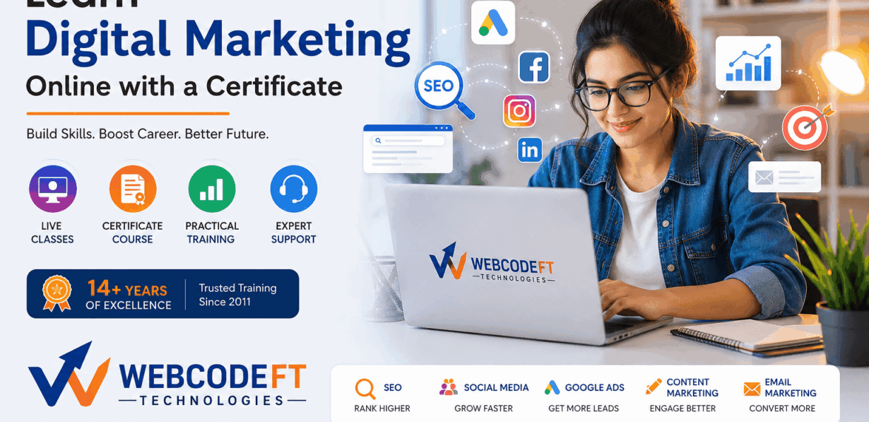 Learn Digital Marketing Online with a Certificate