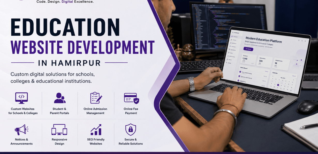 Education Website Development in Hamirpur