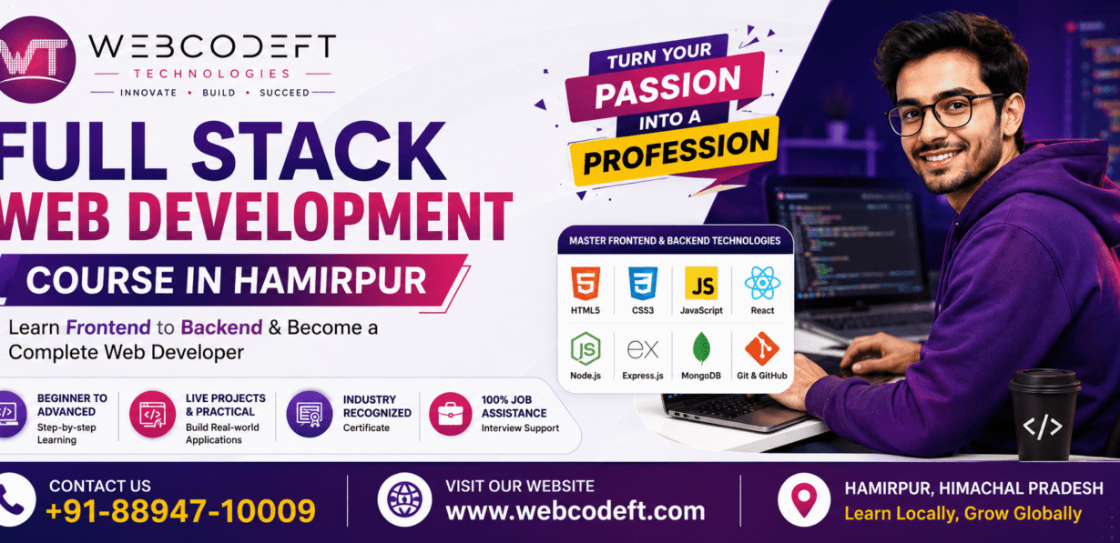 Full Stack Web Development Course in Hamirpur