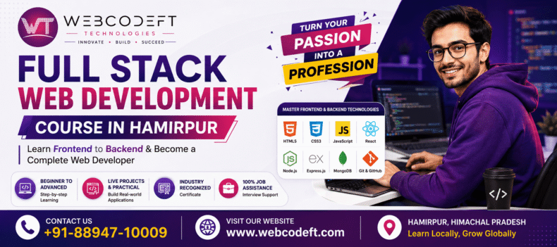 Full Stack Web Development Course in Hamirpur