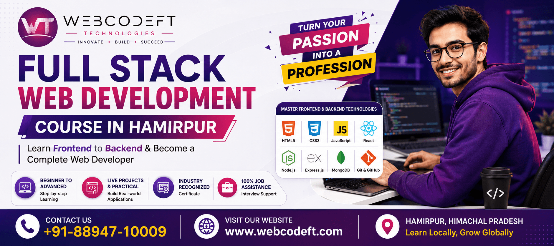 Full Stack Web Development Course in Hamirpur