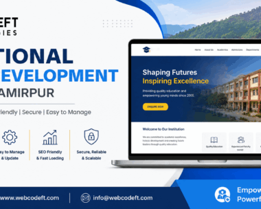 institutional website development services in Hamirpur