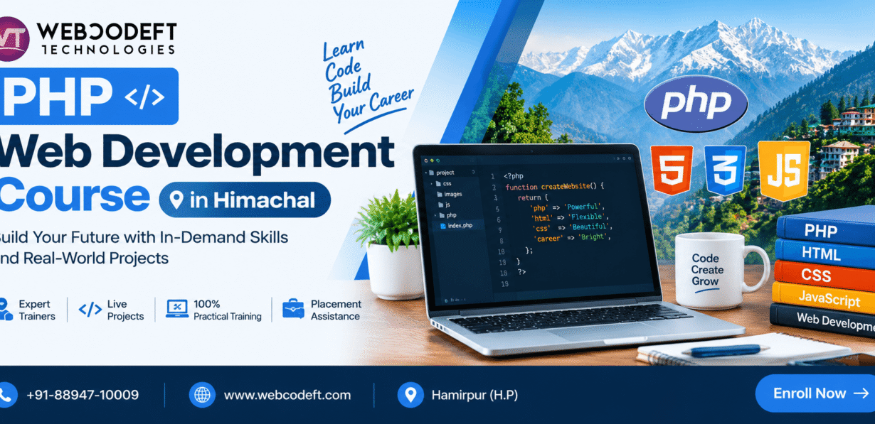 PHP Web Development Course in Himachal