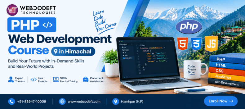 PHP Web Development Course in Himachal